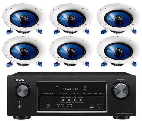 Denon 5.2 Channel 700-Watt Full 4K Ultra HD Bluetooth AV Home Theater ...