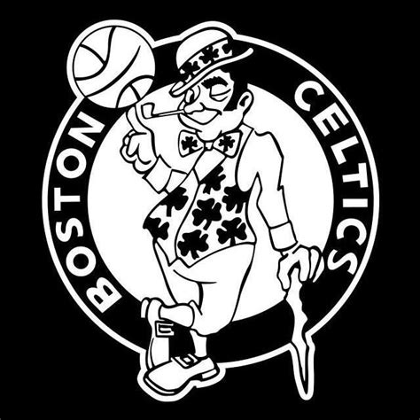 Boston Celtics Logo Black : Mitchell Ness T Shirt Boston Celtics Black Team Logo Traditional ...