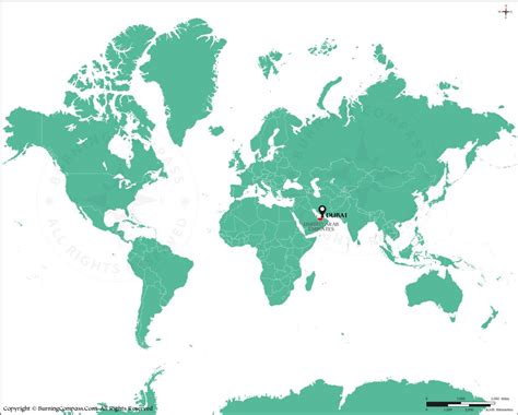 Where is Dubai Located ? - Dubai on World Map