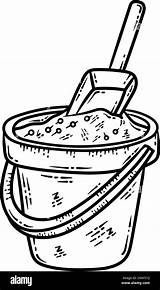Pail And Shovel Coloring Pages sketch template