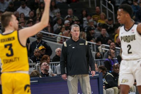 Video & Transcript: Purdue Basketball Iowa Postgame - Sports ...