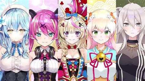 Gen 5 Hololive is coming | イラスト, かわいいアニメの女の子, キャラクターデザイン