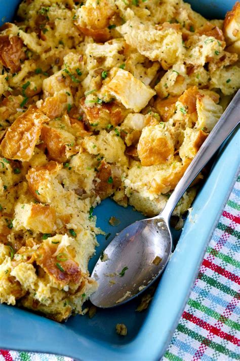 Savory Bread Pudding • Food Folks and Fun