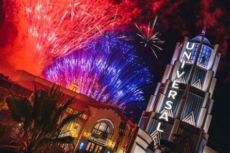 Universal Studios Hollywood July 4th fireworks offering