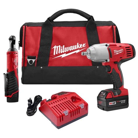 Milwaukee M12 and M18 12-Volt/18-Volt Lithium-Ion Cordless M18 Impact ...