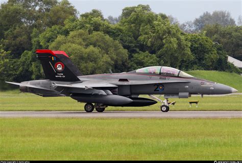 M45-01 Royal Malaysian Air Force McDonnell Douglas F/A-18D Hornet Photo by Azimi Iahra | ID ...