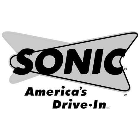 Sonic Logo Black and White – Brands Logos