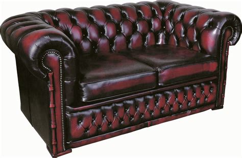 Chesterfield 2 Seater - Leather Settees