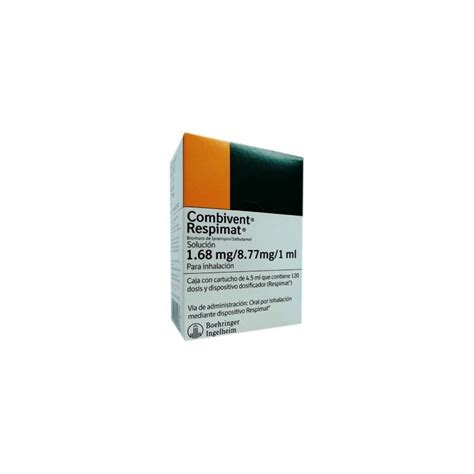 COMBIVENT RESPIMAT 1 CRT 4.5ML SOLUCION *THIS PRODUCT IS ONLY AVAILABLE IN MEXICO - Farmacia Del ...