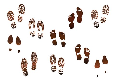 Muddy Footprint Vectors 84738 Vector Art at Vecteezy