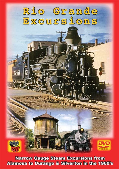 Rio Grande Excursions Alamosa Durango & Silverton in the 1960s DVD