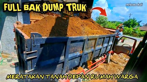 BEKO KECIL ALAT BERAT KOMATSU EXCAVATOR MINI PC75US MERATAKAN TANAH LOADING TANAH FULL BAK DUMP ...