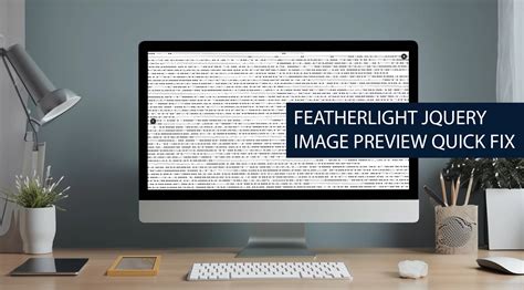 Quick Fix For Featherlight Plugin Jumbled Image Preview Lightbox