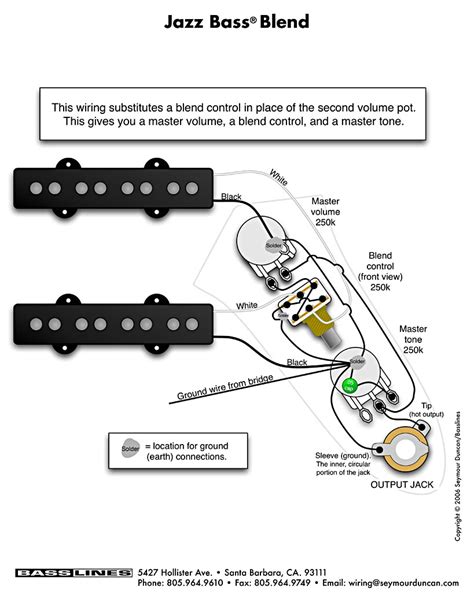 Jazz Bass Blend Pot Wiring - HELP!