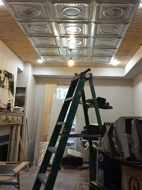 Renovating a Victorian Home - Nevin and Sharla's Tin Ceiling Installation | Tin ceiling ...