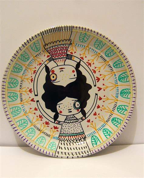 The Itsy Bitsy Spill: Art Plates and Mugs! I just love creating these wonderful plates!