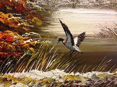 WILDLIFE DUCK OIL PAINTING - Signed Bernard - Beautiful Painting | #434258966