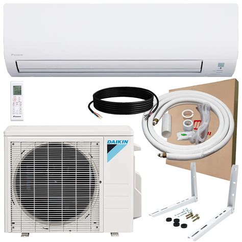 Buy DAIKIN 9,000 BTU 19 SEER Wall-ed Ductless Mini-Split A/C Heat Pump System Maxwell 15-ft ...