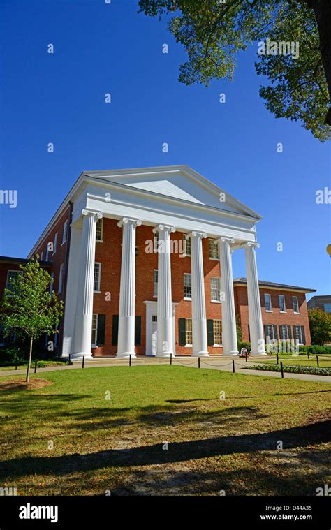 Lyceum Building Ole Miss Campus University Oxford Mississippi MS Stock Photo, Royalty Free Image ...