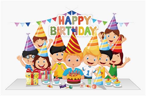 Transparent Happy Family Clipart - Birthday Celebration Clip Art, HD Png Download , Transparent ...