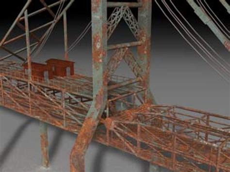 port quaycrane 3d model