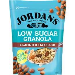 Jordans Granola Low Sugar Almond Hazelnut 500g | Woolworths