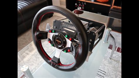 DIY simulator steering wheel and pedals - YouTube