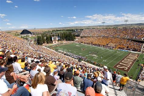 Fall football afternoon at War Memorial Stadium at 7200' | University ...