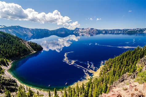 Camp on the Edge of Crater Lake, the Deepest Lake in the U.S.