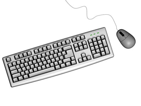 Computer Keyboard And Mouse Stock Image - Image: 8430191