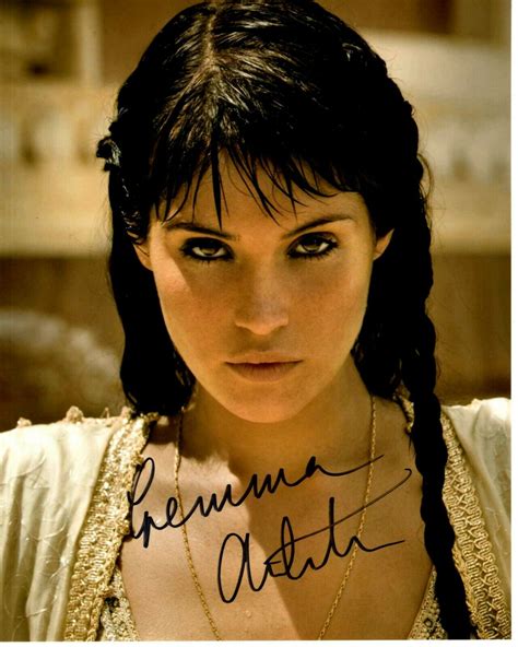 GEMMA ARTERTON Signed PRINCE OF PERSIA TAMINA Photo w/ Hologram COA ...