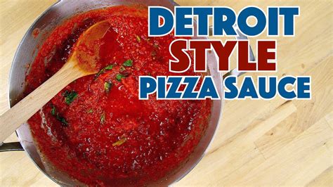 How To Make DETROIT Style Pizza Sauce - Recipe - Glen And Friends Cooking - YouTube