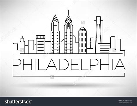 Philadelphia Skyline Drawing at PaintingValley.com | Explore collection ...