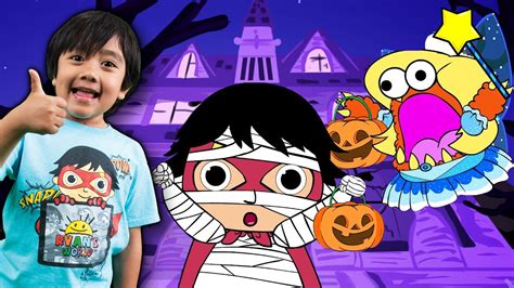 Watch Ryan's World Specials - S5:E11 Ryan's Haunting Cartoon Halloween ...