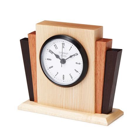 Deco Desktop Clock | Desktop clock, Wood clocks and Clocks