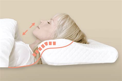 Neck Pain Pillow Cervical Support Pillow for Side & Back Sleepers