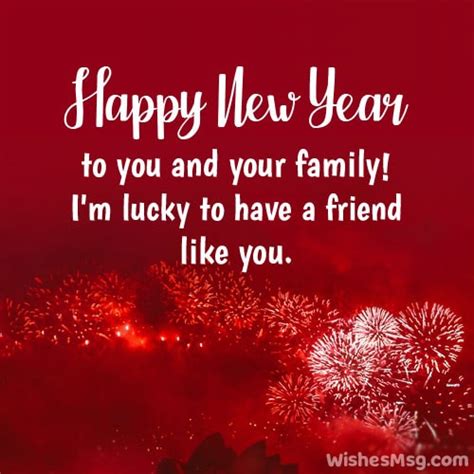 100+ New Year Wishes For Friends and Family 2024 - WishesMsg