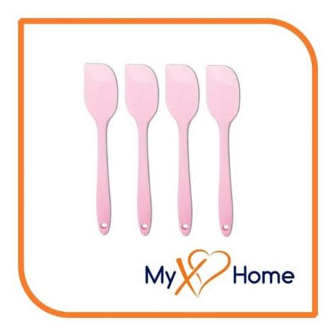 8 Pink Silicone Spatula by MyXOHome (1, 2, 4 or 6 Spatulas) 4 Spatulas ...