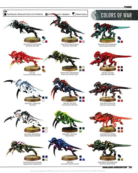 Tyranids - Colors of War