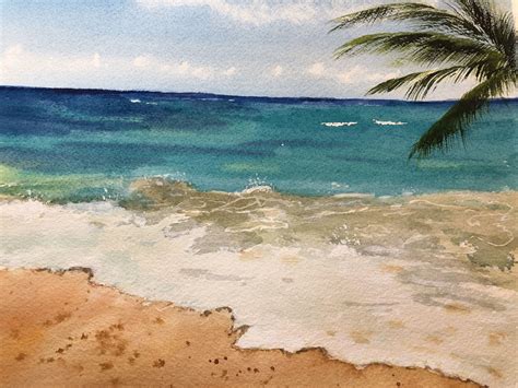 Excited to share this item from my #etsy shop: Tropical Beach Contemporary ORIGINAL W… | Arches ...