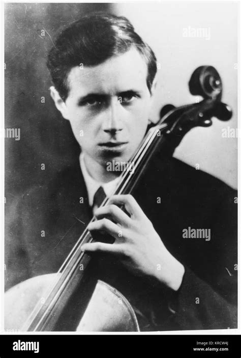 Russian cellist mstislav rostropovich Black and White Stock Photos ...