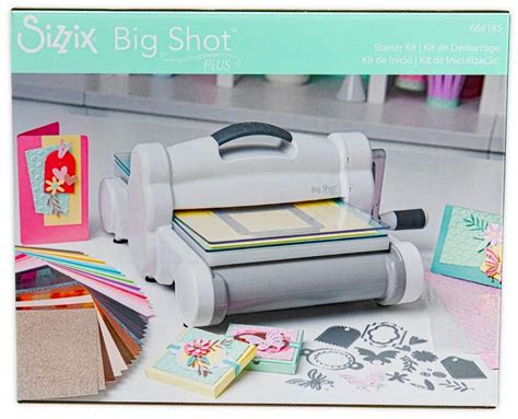 Sizzix Big Shot Plus Machine Starter Kit 666185 Retail $289.99 Uses 8 1 ...