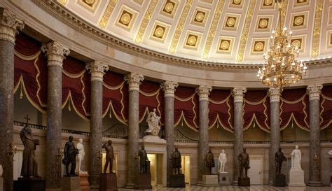 interior of the us capitol building | National Statuary Hall, also ...