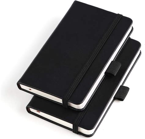 Amazon.com : Vanpad (2 Pack) Pocket Notebook Small Hardcover Note Book ...