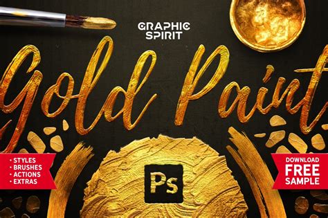 TOOLKIT Gold Paint Effect Photoshop - FilterGrade