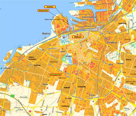 karta över malmö Malmo karta maps map vector sweden city eps netmaps illustrator cities - Europa ...