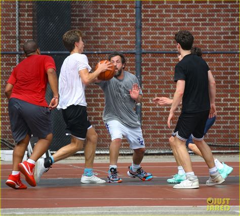 Timothee Chalamet Reunites with Adam Sandler to Play Basketball on a Public Court in New York ...