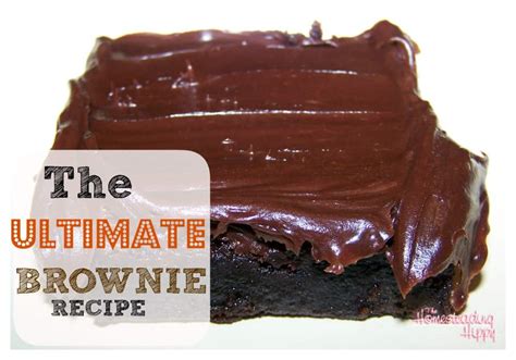 The Ultimate Brownie | The Homesteading Hippy