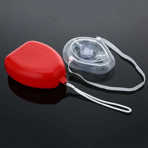 1Pc Resuscitator Rescue CPR Mask Fist Aid Mask Pocket CPR Breathing ...