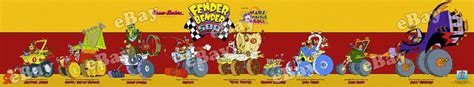 Details about EXTRA LARGE! FENDER BENDER 500 Panoramic Photo Print HANNA BARBERA Yogi Bear ...